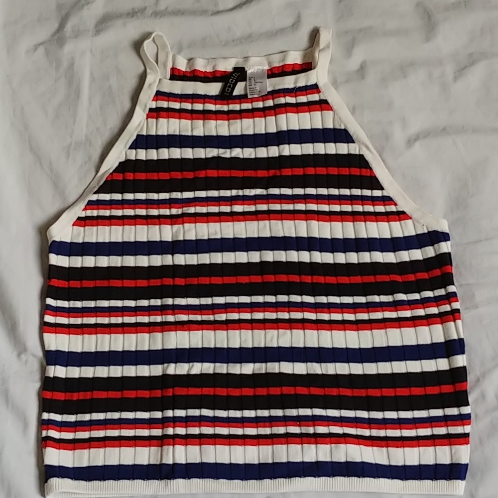 Striped crop top